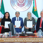 La UATx formaliza nueva alianza con el Instituto Mexicano de Prevención del Delito e Investigación Penitenciaria.