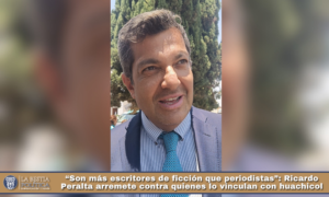 “Son más escritores de ficción que periodistas”: Ricardo Peralta arremete contra quienes lo vinculan con huachicol.