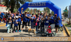 Alcalde Alfonso Sánchez García reúne a familias en una jornada de activación física y convivencia en la capital.