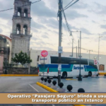 Operativo «Pasajero Seguro» blinda a usuarios del transporte público en Ixtenco.