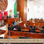 Clausura LXV Legislatura trabajos del Segundo Periodo Ordinario de Sesiones del Segundo Año de Ejercicio Legal.