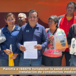 Panotla e ISSSTE fortalecen la salud con convenio para instalación de consultorios médicos.
