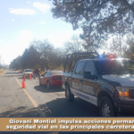 Giovani Montiel impulsa acciones permanentes de seguridad vial en las principales carreteras de Tetla.