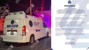 COPARMEX Tlaxcala exige acción inmediata al gobierno tras asesinato de empresarios en Panotla.