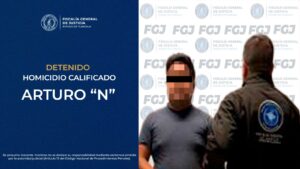 La FGJE logra la detención de un hombre por homicidio calificado ocurrido en Tepeyanco.