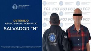 Policía de Investigación aprehende a hombre por abuso sexual agravado: FGJE.