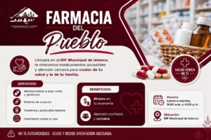 Farmacia del Pueblo: atención cercana para las familias de Ixtenco.