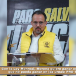 Con la Ley Monreal, Morena quiere ganar en la mesa lo que no pueda ganar en las urnas: PRD Tlaxcala.