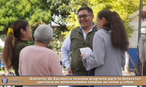 Gobierno de Zacatelco impulsa programa para la detección oportuna de enfermedades renales en niñas y niños.