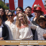“Hoy tenemos muchas razones para celebrar”: Marcela González.