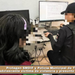 Protegen SMDIF y Policía Municipal de Tlaxcala a adolescente víctima de violencia y presunto abuso sexual.