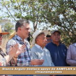 Blanca Angulo destaca apoyo de AAMTLAX a ciudadanos chiautempenses.