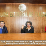 TET revoca resolución del ITE y ordena nuevo análisis sobre publicaciones atribuidas a Covarrubias.