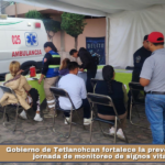 Gobierno de Tetlanohcan fortalece la prevención con jornada de monitoreo de signos vitales.