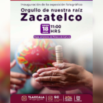 Zacatelco proyecta su identidad cultural en exposición fotográfica en el Palacio de Cultura de Tlaxcala.