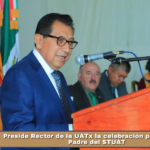 Preside Rector de la UATx la celebración por el Día del Padre del STUAT.