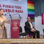 La Secretaría de Cultura impulsa la profesionalización y visibilidad del talento tlaxcalteca.