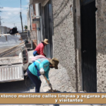 Ixtenco mantiene calles limpias y seguras para habitantes y visitantes.