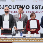 El Gobierno del Estado y los municipios firman un convenio de coordinación y colaboración para impulsar la economía circular.