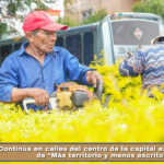 Continúa en calles del centro de la capital exitoso trabajo de “Más territorio y menos escritorio”.