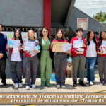 Ayuntamiento de Tlaxcala e Instituto Zaragoza promueven la prevención de adicciones con «Trazos de Libertad».