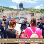 La SSC fortalece la proximidad social con la estrategia “La SSC cerca de ti” en Teacalco.