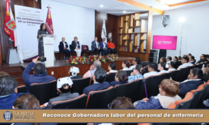 Reconoce Gobernadora labor del personal de enfermería.