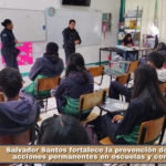 Salvador Santos fortalece la prevención del delito con acciones permanentes en escuelas y comunidades..