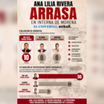 Ana Lilia Rivera agradece confianza ciudadana; honestidad y trayectoria la colocan como la mejor evaluada: Enkoll-El Universal.