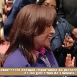 Gobernadora destaca importancia de preservar la memoria de los gobiernos de Tlaxcala.