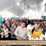 Fortalecer la conciencia ciudadana es primordial para proteger la democracia: Ana Lilia Rivera.