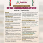Gobierno Municipal de Tlaxcala convoca a concurso de ensayo sobre la defensa de la soberanía nacional.
