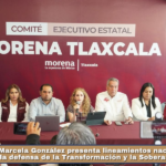 Marcela González presenta lineamientos nacionales para la defensa de la Transformación y la Soberanía Nacional.