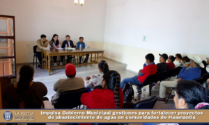 Impulsa Gobierno Municipal gestiones para fortalecer proyectos de abastecimiento de agua en comunidades de Huamantla.