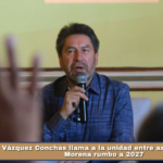 Vázquez Conchas llama a la unidad entre aspirantes de Morena rumbo a 2027.