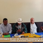 Liderazgos del sur de Tlaxcala respaldan a Ana Lilia Rivera rumbo a proceso interno de Morena.