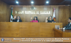 Revoca TET medidas cautelares contra La Bestia Política y reconoce protección a la labor periodística.