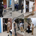 «Brigadas informan a vecinos sobre medidas de resguardo vehicular durante la Feria Ixtenco 2026.
