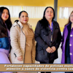 Fortalecen capacidades de policías municipales en atención a casos de violencia contra las mujeres.