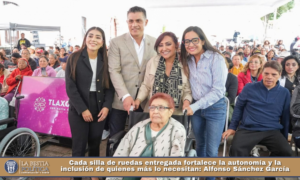 Cada silla de ruedas entregada fortalece la autonomía y la inclusión de quienes más lo necesitan: Alfonso Sánchez García.