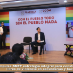Impulsa SMET estrategia integral para construir relaciones libres de violencia en secundarias y bachilleratos.