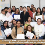 Concluye SMET primera generación de la Escuela de Formación en Derechos de las Mujeres.