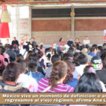 México vive un momento de definición: o avanzamos o regresamos al viejo régimen, afirma Ana Lilia Rivera.