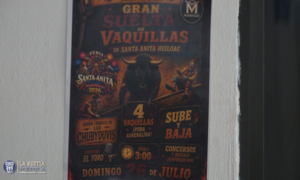 Presentan cartel de la Feria Santa Anita Huiloac 2026; habrá baile, lucha libre y vaquillas.