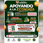 Impulsa Gobierno Municipal de Huamantla campaña para regularizar adeudos municipales sin multas ni recargos.