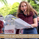Ciudadanía se une en Zacualpan para blindar la soberanía nacional; Marcela González encabeza asamblea.