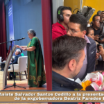 Asiste Salvador Santos Cedillo a la presentación editorial de la exgobernadora Beatriz Paredes Rangel.
