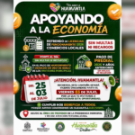 Gobierno de Huamantla amplía la campaña «Apoyando a la economía» hasta el 3 de julio.