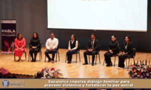 Zacatelco impulsa diálogo familiar para prevenir violencia y fortalecer la paz social.