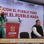 Sedeco integra catálogo estatal de propiedades para atraer nuevas inversiones a Tlaxcala.